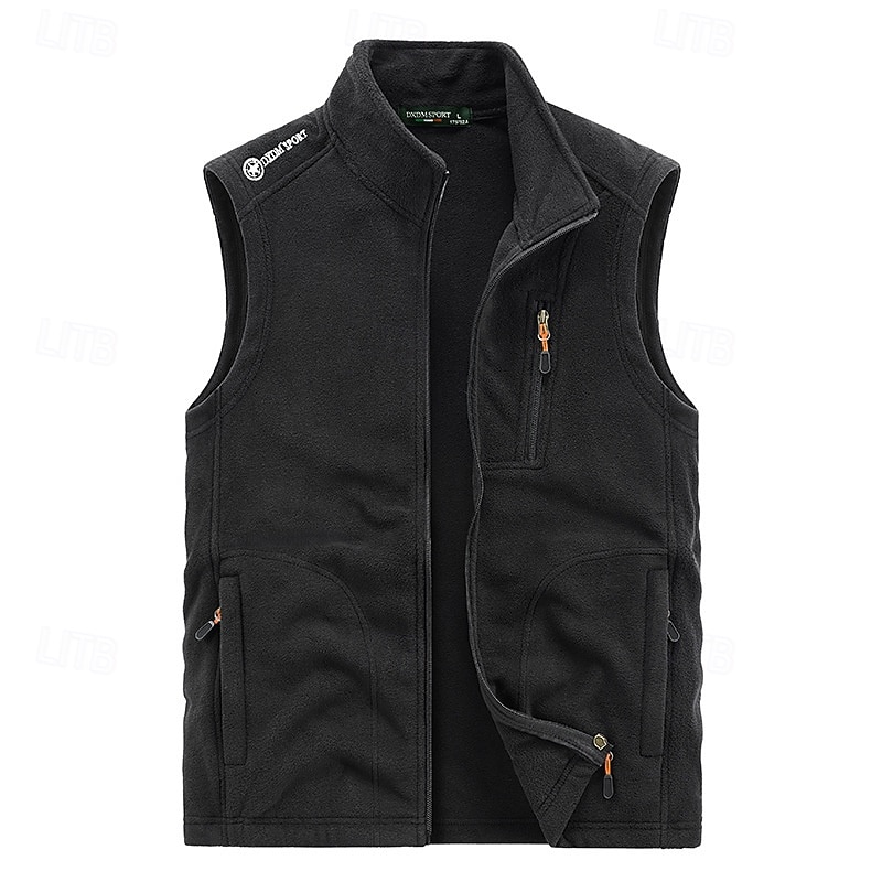 Per uomo Gilet / gilet da escursionismo Gilet di pile da escursione Senza maniche Gilè Esterno Tenere al caldo Fodera di vello Comodo Inverno Tasche multiple Poliestere Nero Verde militare Blu scuro del 2025 a $22.99 –P5