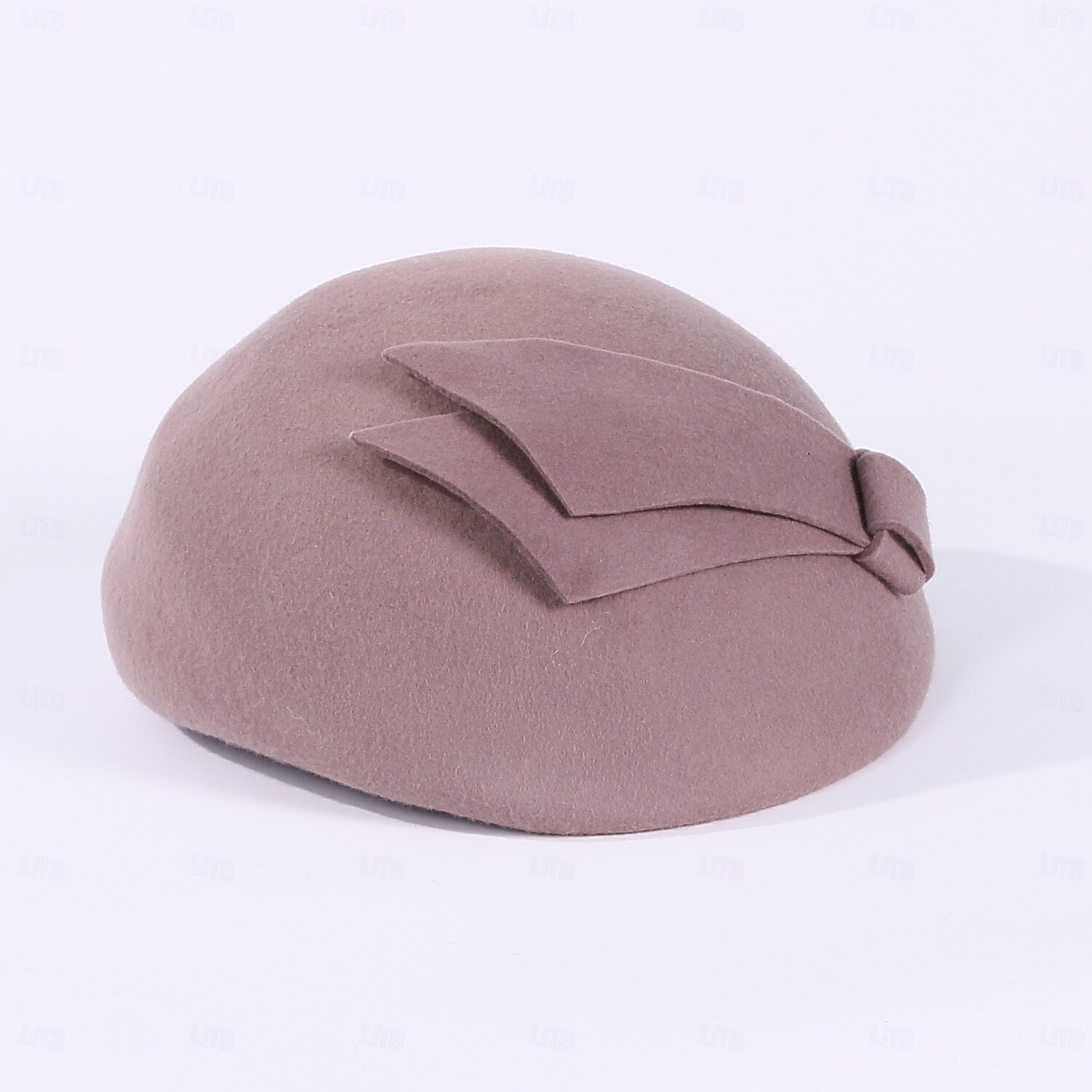 hattar 100% ull basker hatt bowler / cloche hatt bröllop tefest elegant bröllop med ren färg skarvning huvudbonader huvudbonader 2025 - $36.99 –P11