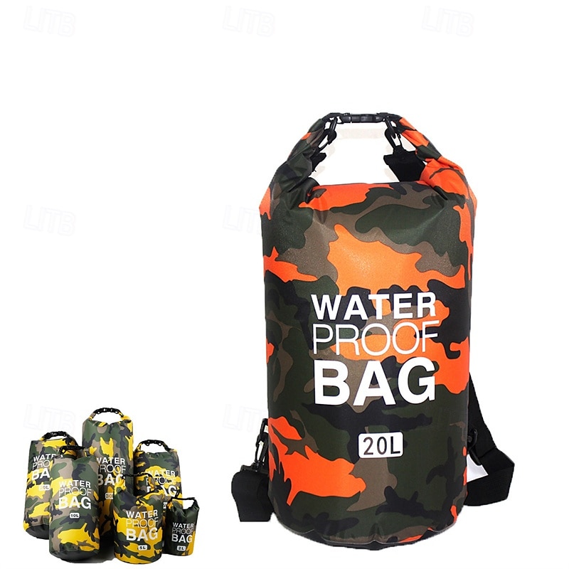 2/5/10/15/20/30 L Sac à dos Daypack Sac à  dos Rucksack Impression Pluie Etanche Design Anatomique Portable Durable Extérieur Randonnée Camping Militaire Nylon Jaune Bleu Roi Fuchsia de 2025 ? $12.49 –P11