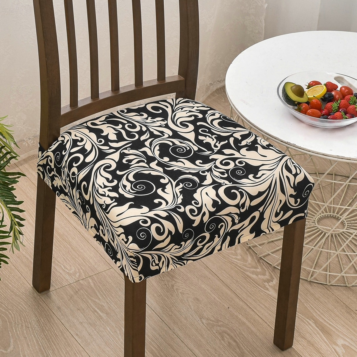 Set de huse pentru scaune elastice pentru scaune de sufragerie huse de scaune moi, detașabile, lavabile, pentru scaune de sufragerie, huse pentru scaune de sufragerie protector 2025 - $10.99 –P15