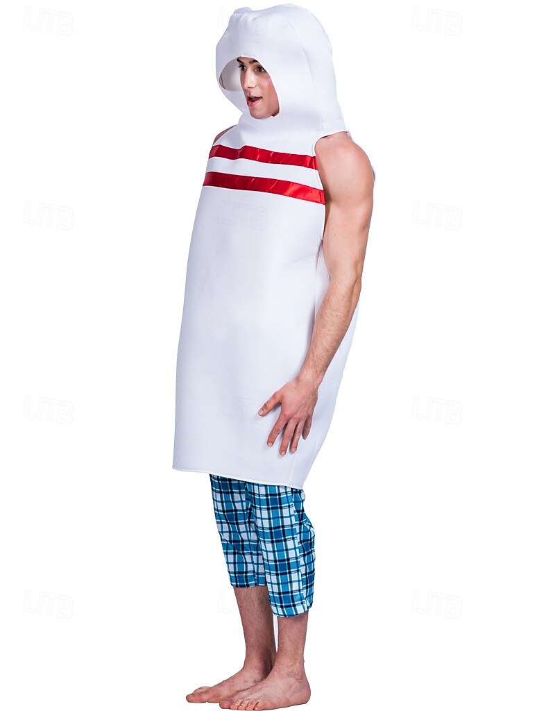 Bowlingová Karnevalový kostým Onesies Dospělé Unisex Legrační kostým Výkon Párty předvečer Všech svatých Karneval Mardi Gras Jednoduchý karnevalový kostým 2025 - $39.99 –P2