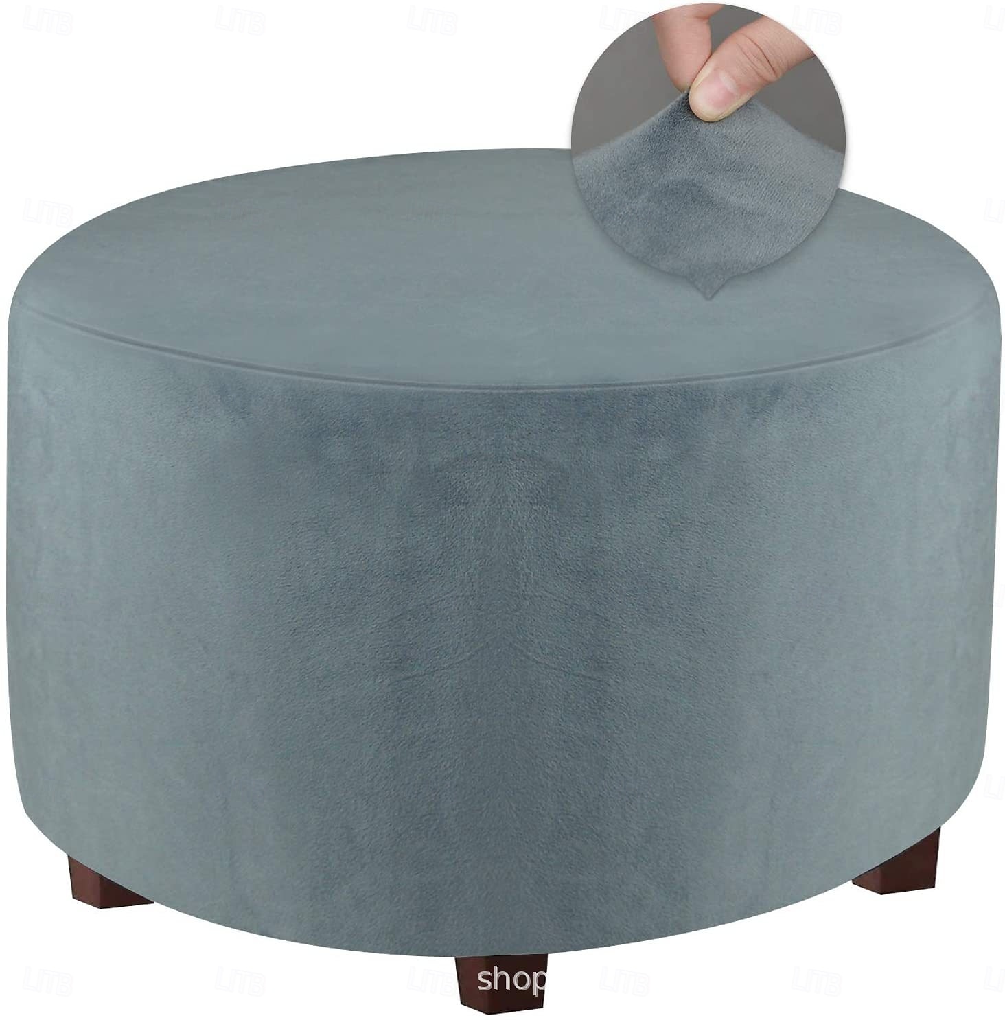 Housse de pouf extensible et durable, parfaite pour protéger et rafraîchir votre pouf, ajoute du style et du confort à n'importe quel décor de salon ou de chambre à coucher de 2025 ? $19.99 –P2