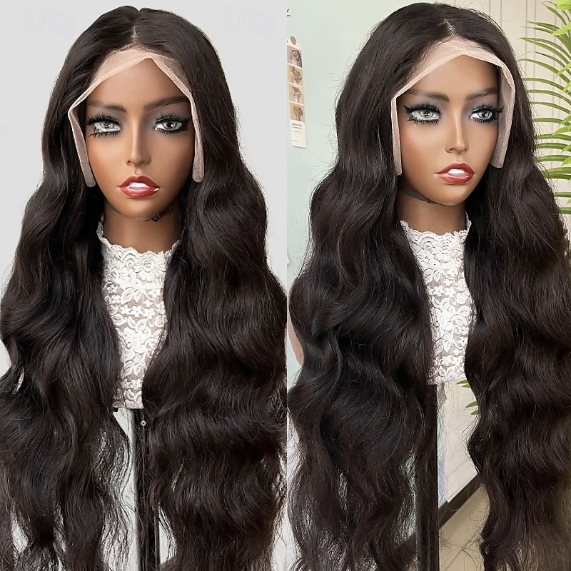 parrucche frontali in pizzo con onde del corpo capelli umani densità 150% parrucche frontali in pizzo con capelli umani 13x6 per donne del 2025 a $268.19 –P4