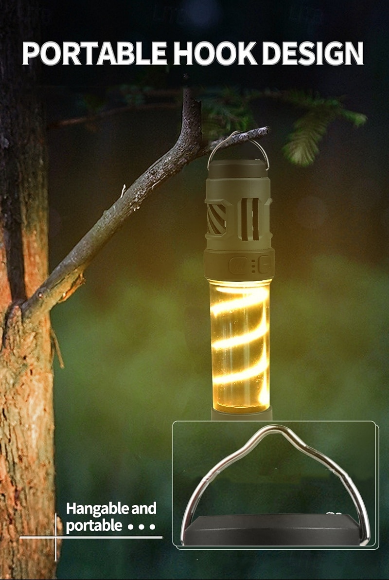 3-in-1 Outdoor Mosquito Repellent Light with Flashlight & Camping Lantern, Long Battery Life Mosquito Repellent Light with Warm Light Atmosphere Outdoor Camping Light 2025 - $30.99 –P18