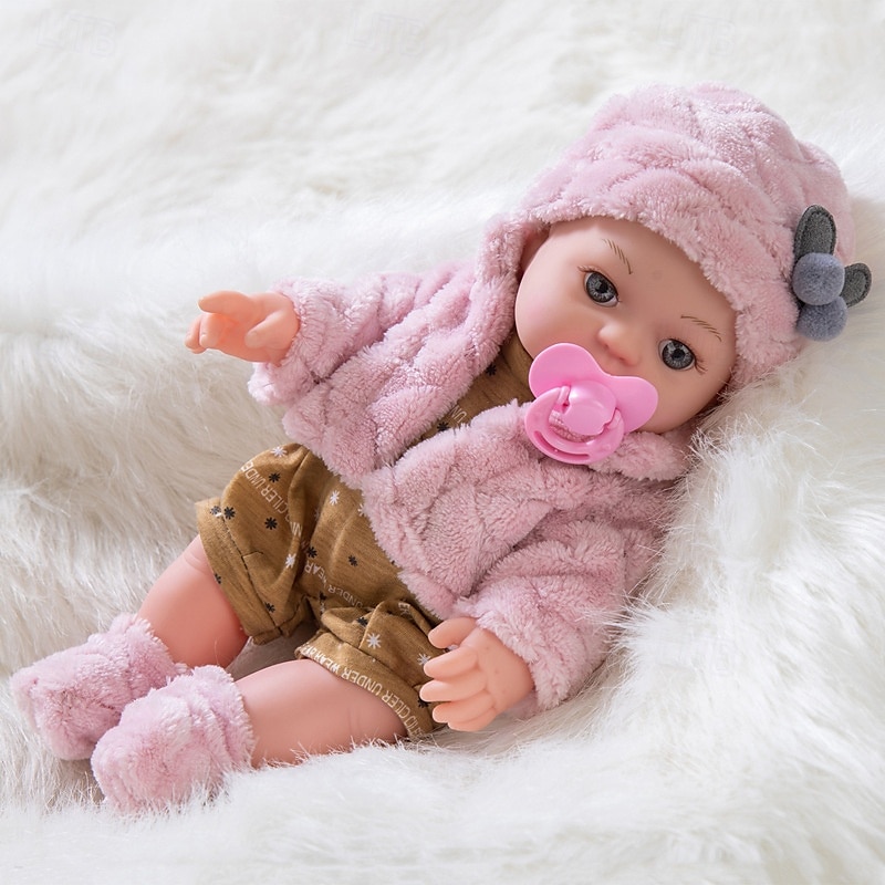 30cm/12tum reborn docka realistisk babydocka med set hatt strumpor napp julfestival present 2025 - $42.99 –P7