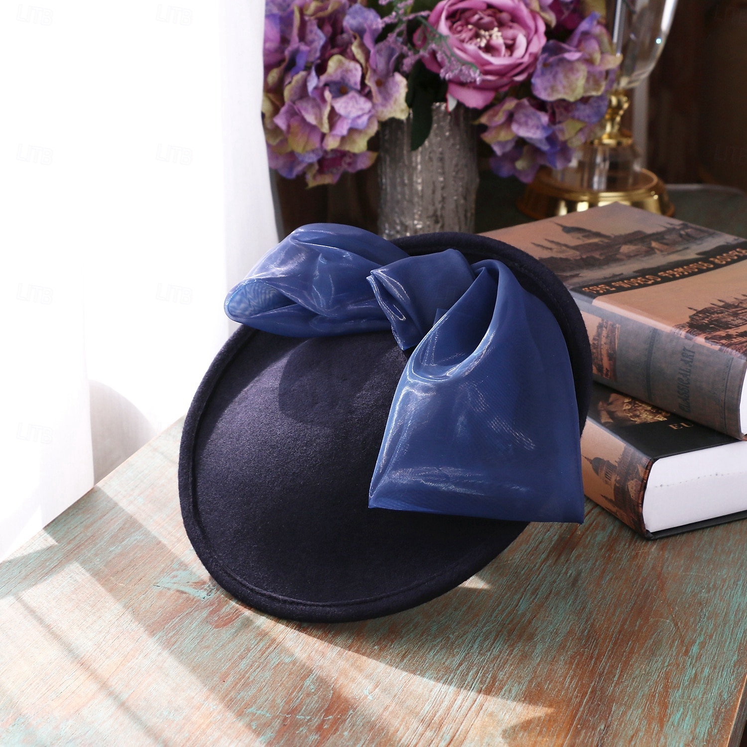 шляпы 100% шерсть шляпа-блюдце цилиндр свадебный коктейль элегантный свадебный с бантом сращивание головной убор головной убор 2026 - $27.99 –P13