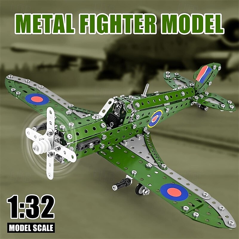Bouw Speelgoed Model Vliegtuig Kits voor Jongens 8-12 Vliegtuig Model Schaal 132 Metaal Bouwkit Model Vliegtuigen voor Kinderen 8-12 Beste Vliegtuig Cadeaus voor Hurrikaan Vechters Fans Kerstcadeau 2026 - $31.99 –P7