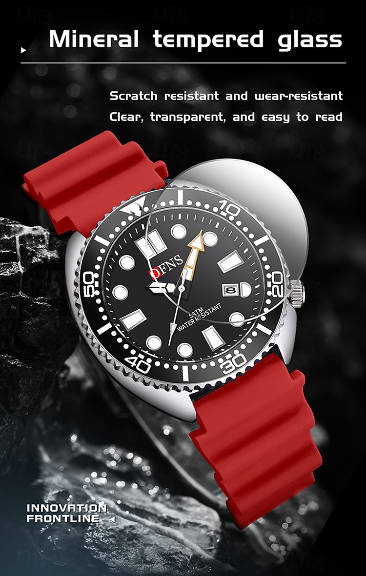 Men Quartz Watch Minimalist Fashion Casual Wristwatch Luminous Calendar Waterproof World Time Rubber Watch 2025 - $32.99 –P10