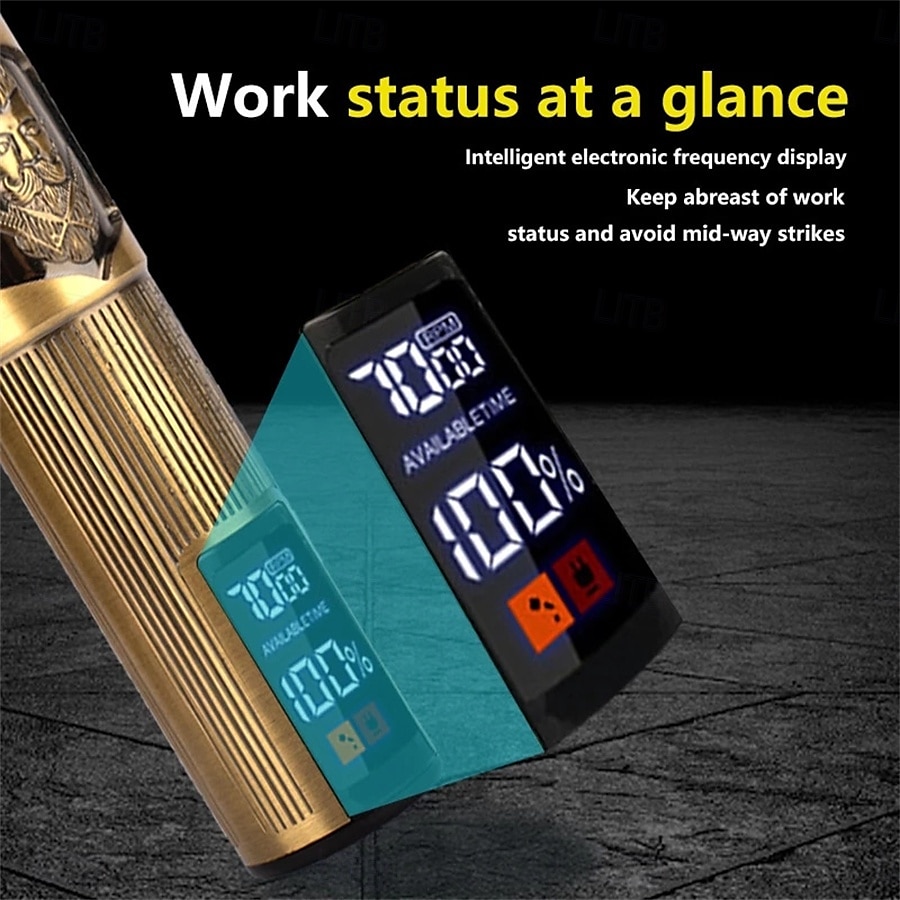 Professional Hair Cutting Machine Wireless Electric Hair Trimmer Digital Display Hair Clipper Men Beard Shaver Barber For Men 2025 - $23.99 –P7