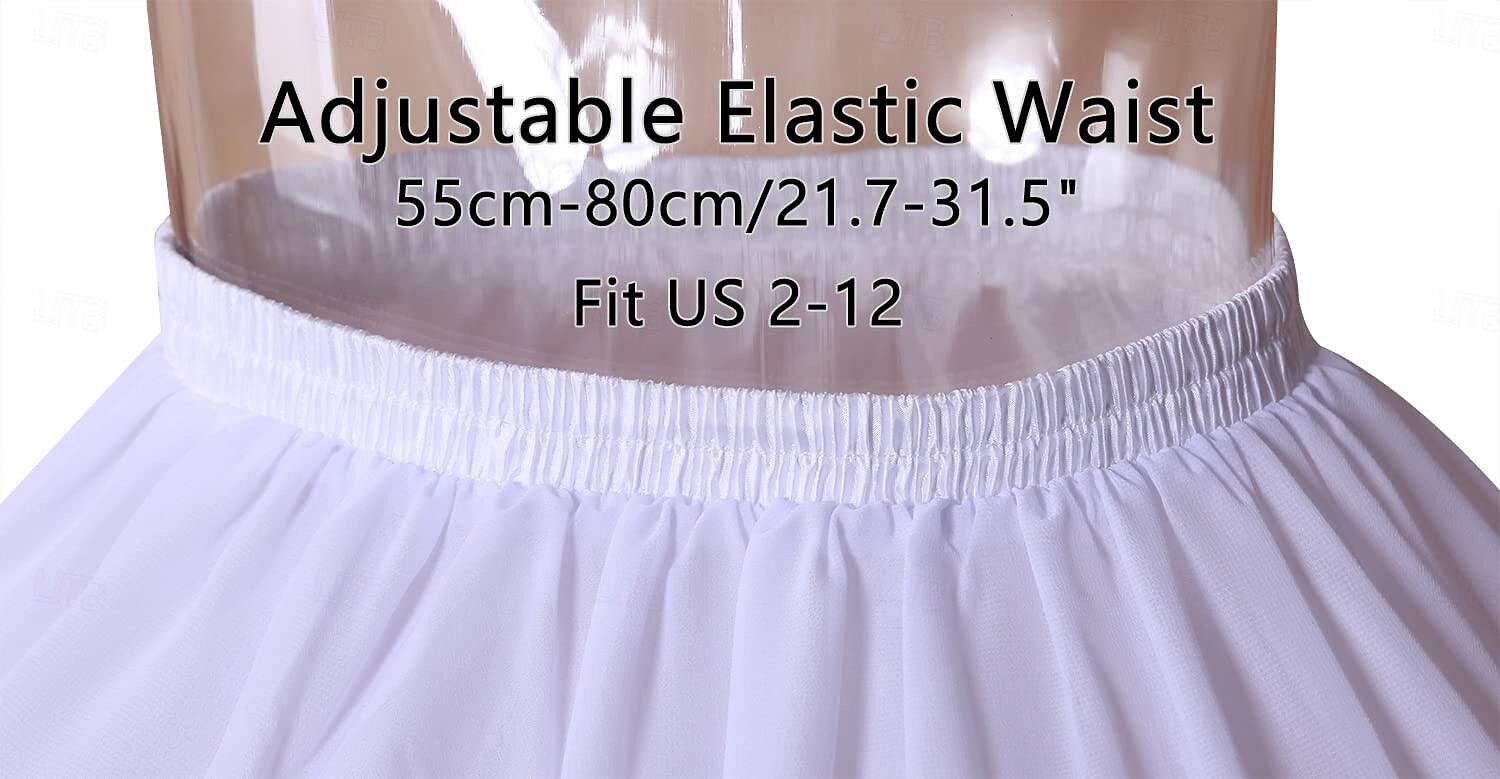 Anni 1950 Principessa Gonna a cerchio Sottogonna Gonna in tulle Tinta unica Per donna Mascherata Evento / Festa Balli di fine anno Addio al Nubilato Adulti Gonna del 2025 a $20.99 –P8