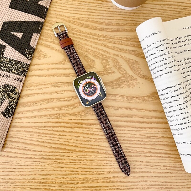 Pulseira Esportiva Compatível com Pulseira Apple Watch 38mm 40mm 41mm 42mm 44mm 45mm 49mm Fecho de Metal Ajustável Tecido pulseira de substituição para iwatch Ultra 2 Series 9 8 7 SE 6 5 4 3 2 1 de 2025 por $17.99 –P14