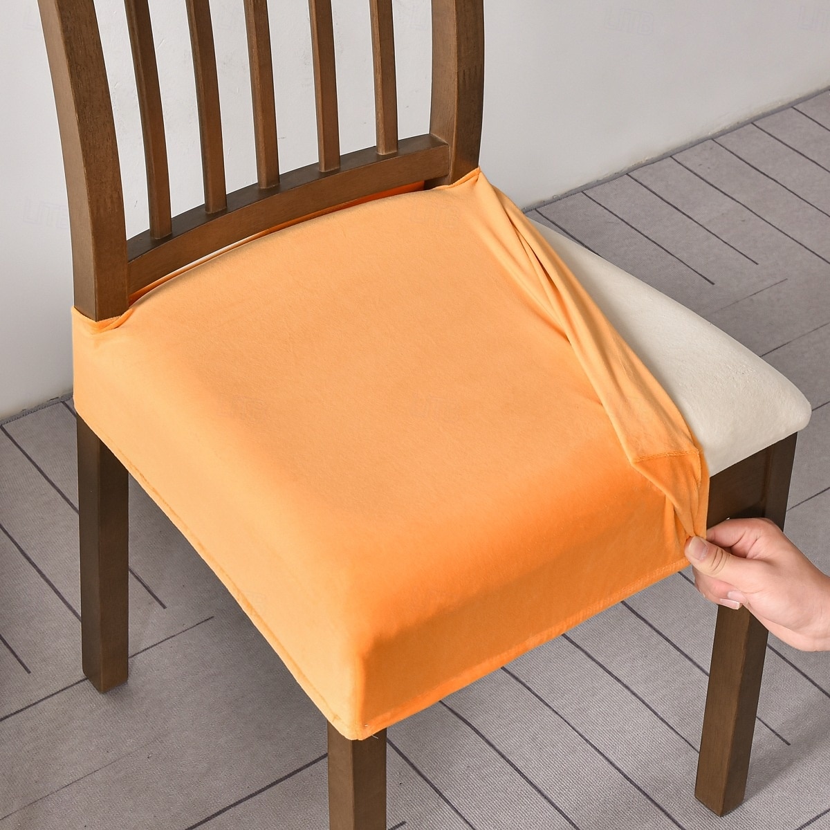 husă scaun huse scaun husă impermeabilă elastică din piele pu pentru scaune huse scaune pentru scaune de sufragerie husă de protecție lavabilă huse scaune pentru scaune 2025 - $12.49 –P11