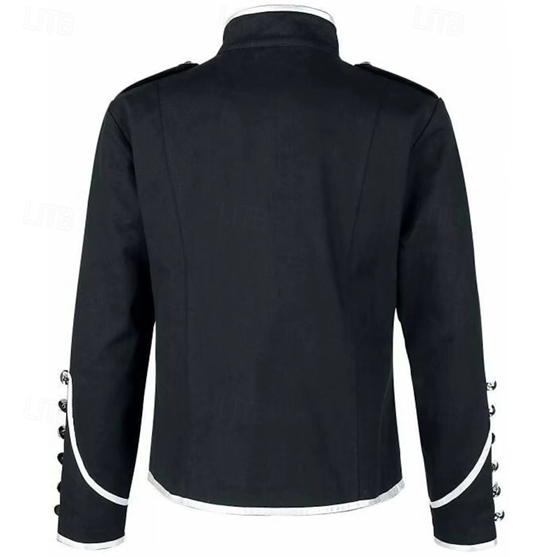 Retro Vintage Rococo Coat Masquerade Circus Jacket Prince Aristocrat Sequins Men's Carnival Masquerade Event / Party Adults' Coat Spring Fall & Winter 2025 - $44.99 –P3