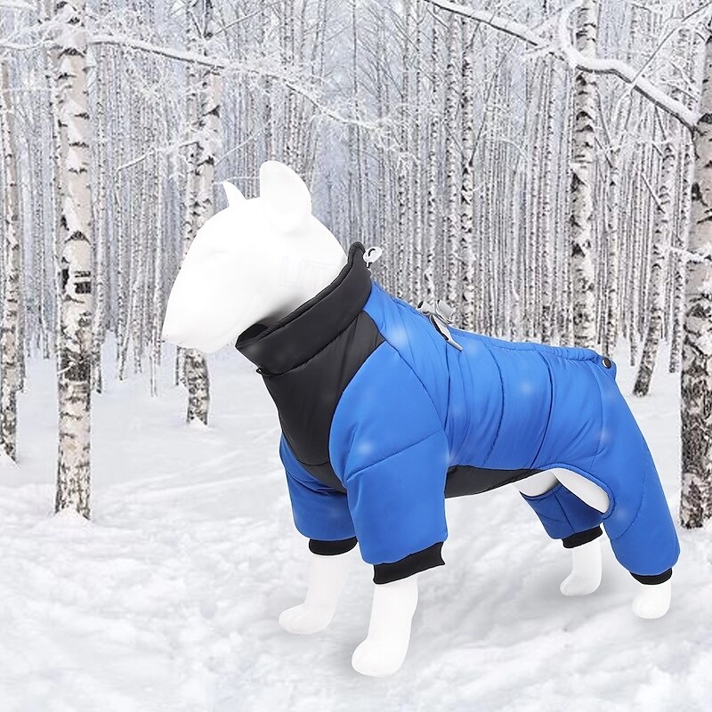 Dog Coat Jacket Puffer Jacket Winter with Harness Winter Reflective Windproof Warm Water-Resistant Outdoor Small Medium 2025 - $20.99 –P17