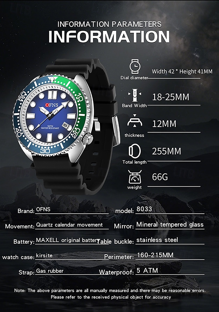 Men Quartz Watch Minimalist Fashion Casual Wristwatch Luminous Calendar Waterproof World Time Rubber Watch 2025 - $32.99 –P8