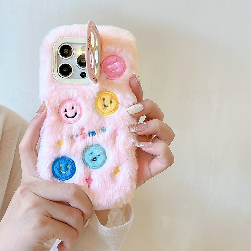2025年 電話 ケース 用途 iPhone 16 Pro Max プラス iPhone 16 Proマックス iPhone 15 プロマックスプラス iPhone 15 Pro Max iPhone 14 13 12 Pro Max Plus iPhone 14 Pro Max iPhone 13 12 11 Pro Max バックカバー スタンド付き 耐衝撃 レトロ風 プラッシュ  コレクション – $17.99 –P5