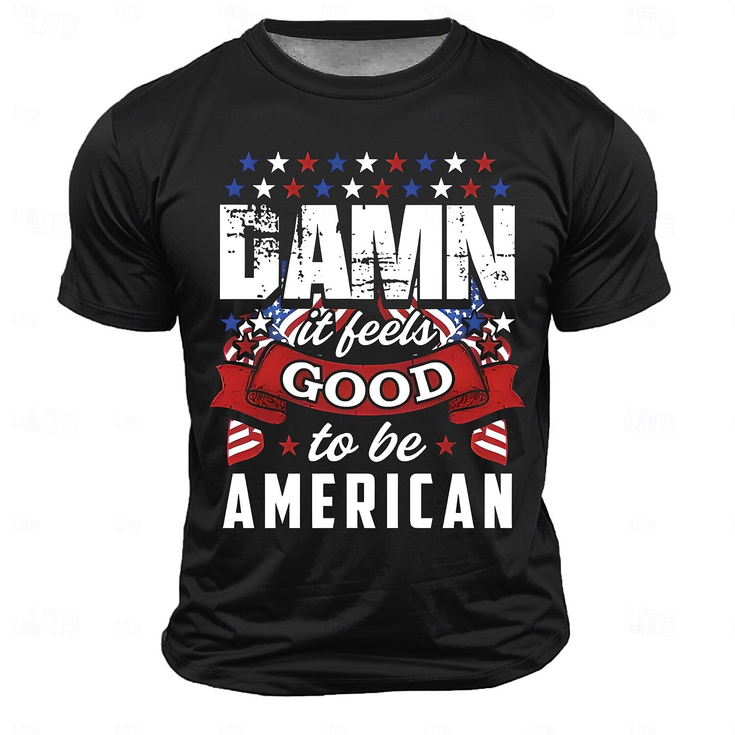 Ανδρικό T-Shirt Μικρή Μανίκια Πατριωτικό Γραφικό T-Shirt Με Εκτύπωση 'Γαμώ Το Νιώθω Καλά Που Είμαι Αμερικανός' 2025 - $15.99 –P2