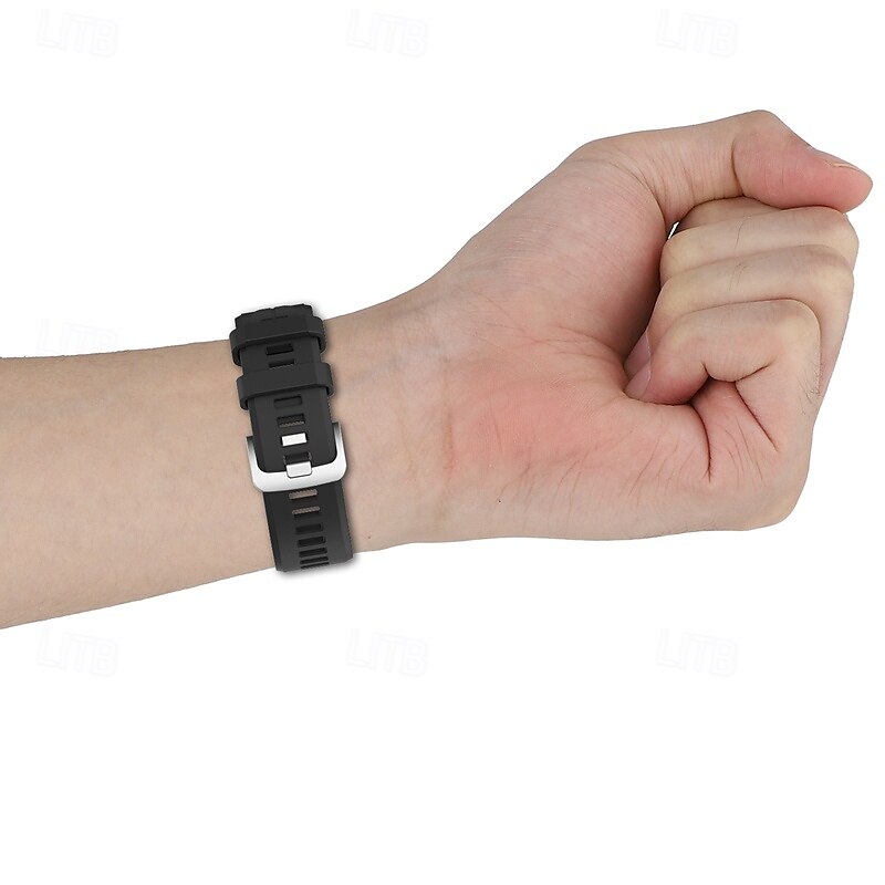 Watch Band for Garmin Garmin instinct Silicone Replacement  Strap with Removal Tool Adjustable Sport Band Wristband 2025 - $13.99 –P2