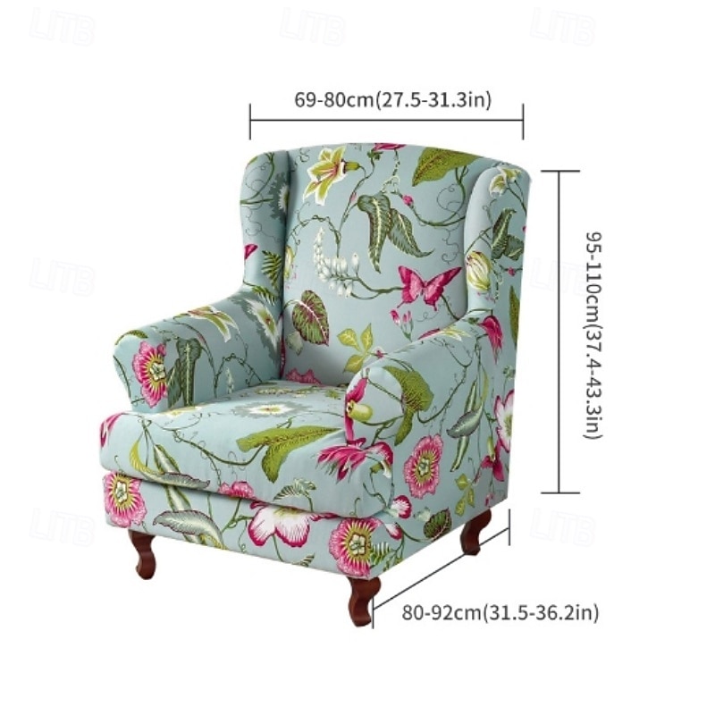 capa para cadeira com encosto alto e elástico, capa durável e elástica com design de estampa elegante, perfeita para proteger e refrescar sua cadeira com encosto alto, ideal para decoração de casa de 2025 por $36.99 –P1