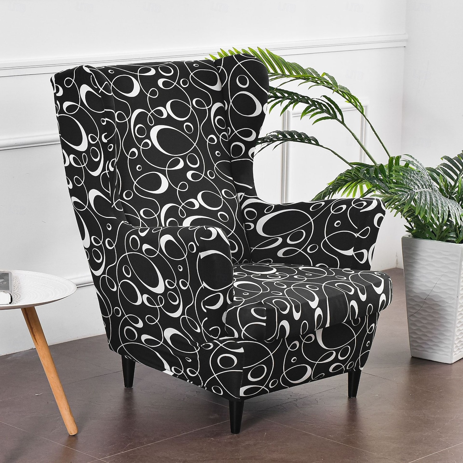 capa elástica para cadeira com encosto alto estampado capa para poltrona capa durável e elástica com design de estampa estilosa perfeita para proteger e refrescar sua cadeira com encosto alto ideal de 2025 por $18.99 –P27