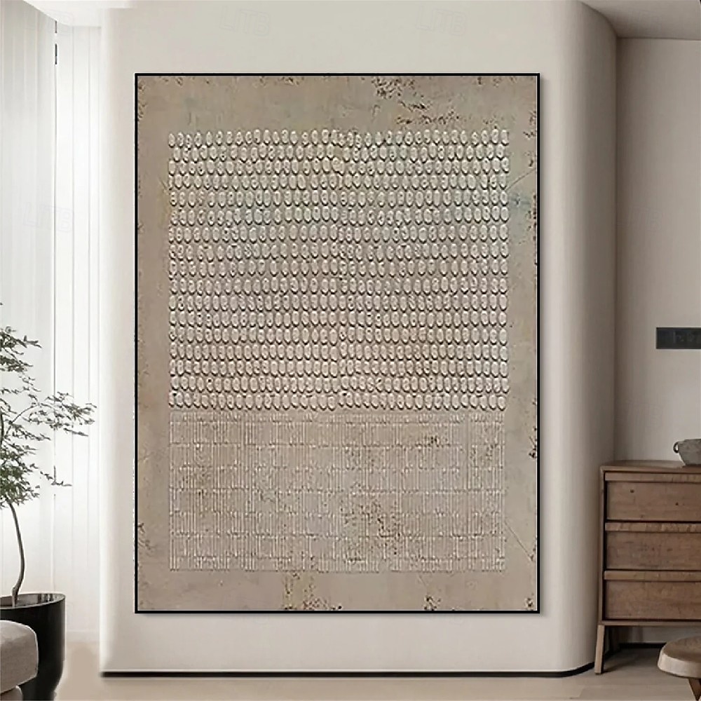 Large Abstract Canvas Art oil painting hand painted Wabi Sabi Wall Art ...