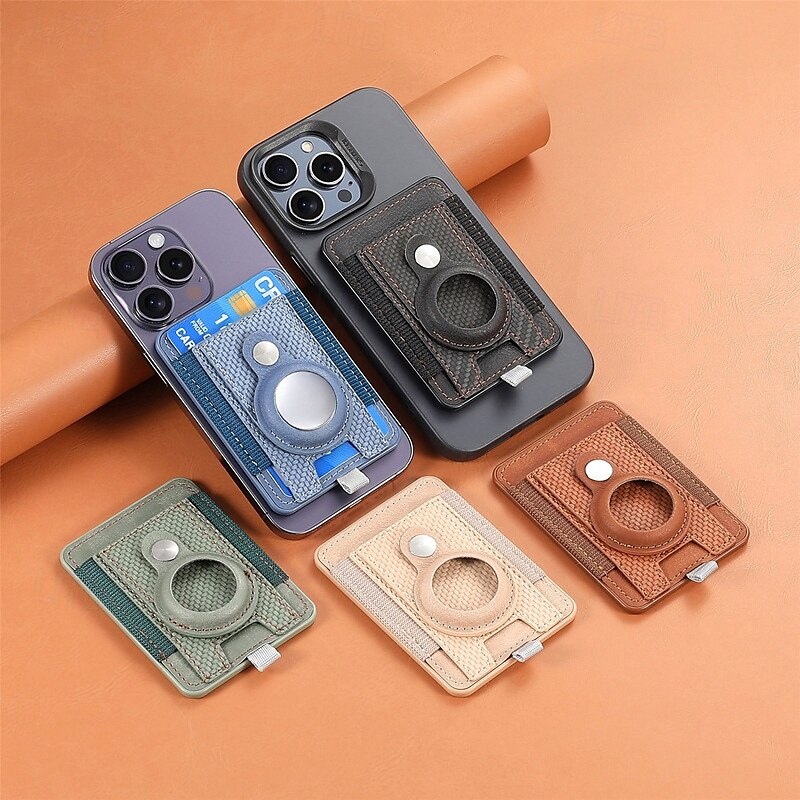 telefono Custodia Per iPhone 16 Pro Max Plus iPhone 15 Pro Max Plus Universali Custodia ad adsorbimento magnetico Con supporto A calamita Supporto a molla TPU pelle sintetica del 2025 a $21.99 –P14