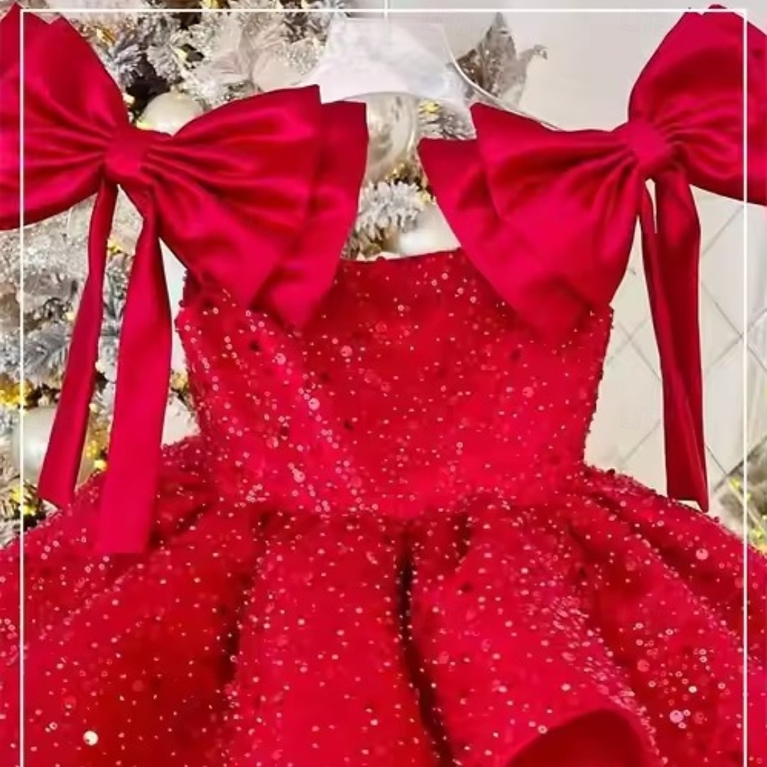 Kinderen Voor meisjes Feestjurk Effen Kleur Mouwloos Prestatie Netstof Prinses Zoet Netstof Halverwege kuit Schede jurk Tule-jurk Zomer Lente Herfst Kinderen Wit Champagne Blozend Roze 2025 - $84.99 –P4