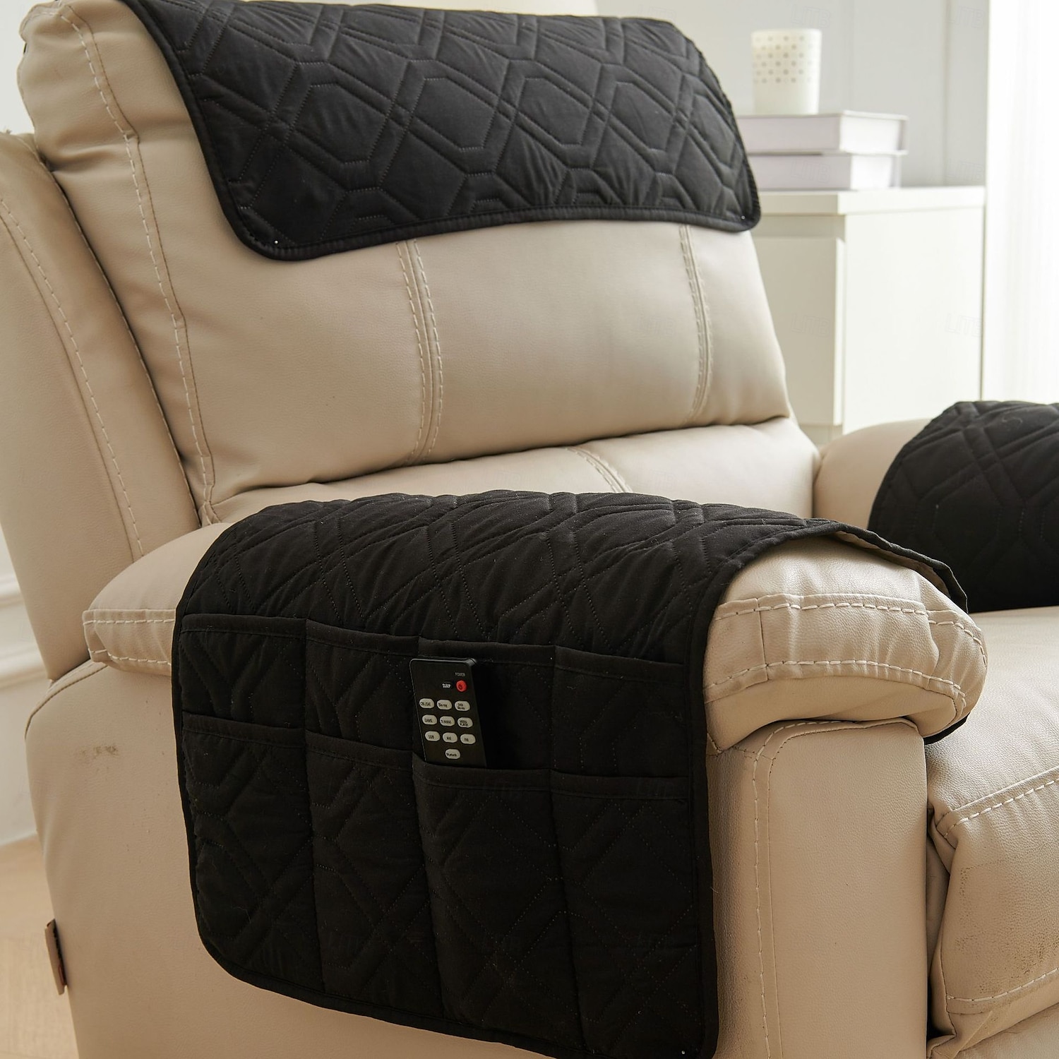 Housse d'accoudoir extensible et durable, housse de protection parfaite pour protéger et rafraîchir les accoudoirs d'un canapé, d'un canapé ou d'une chaise, ajoute du confort et prolonge la durée de de 2025 ? $47.99 –P8