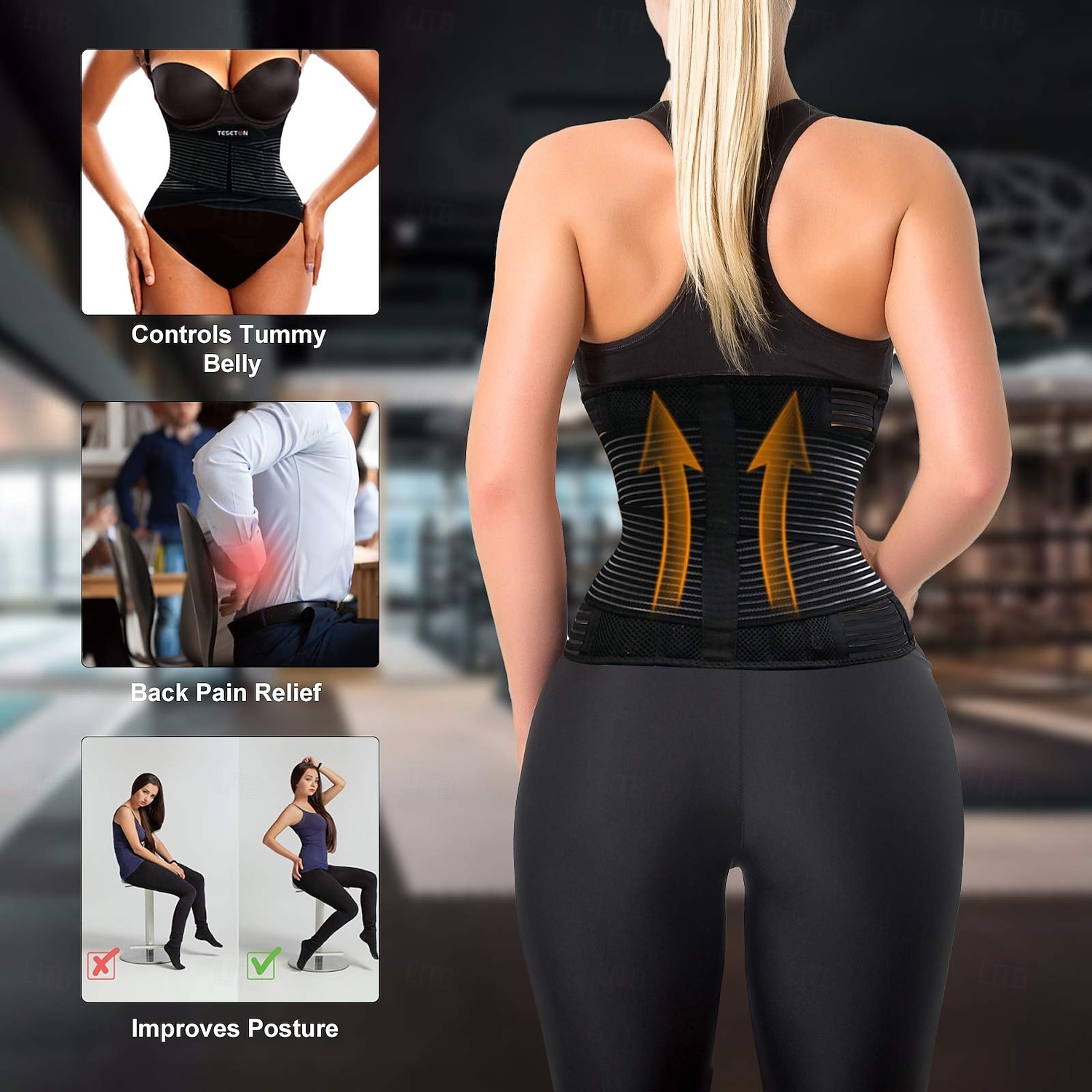 Back Brace for Men and Women, Back Support Belt Relief Lower Back Pain Herniated Disc, Sciatica, Scoliosis, Breathable Mesh, Lumbar Support Belt 2026 - $24.99 –P8