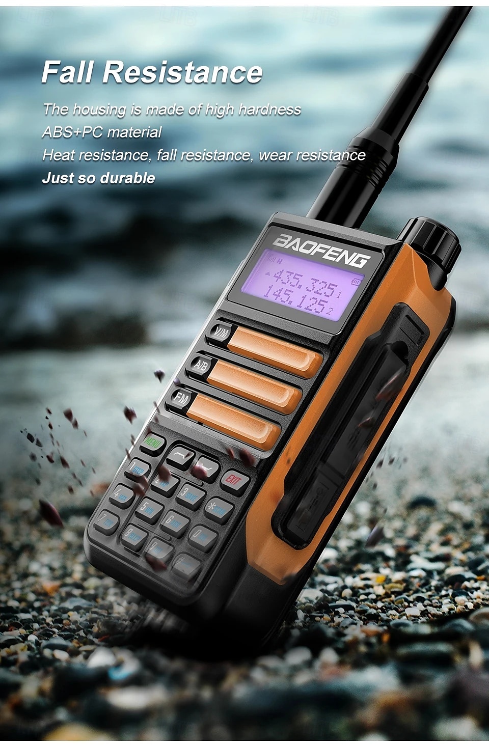 1PC Walkie-Talkie Tri Band Professional Hunting Ham Waterproof Long Range Type-C Charger VHF UHF Two Way Portable Radio 2025 - $95.99 –P2