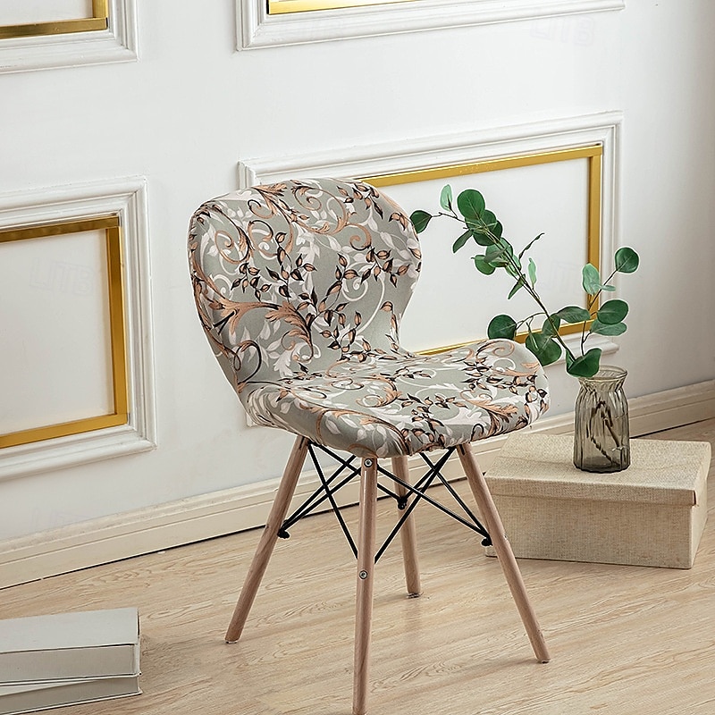 Funda elástica para silla de comedor, funda duradera y flexible, perfecta para proteger y renovar sus sillas, agrega estilo y comodidad a la decoración de su sala de estar, comedor o oficina. 2025 - $12.49 –P24