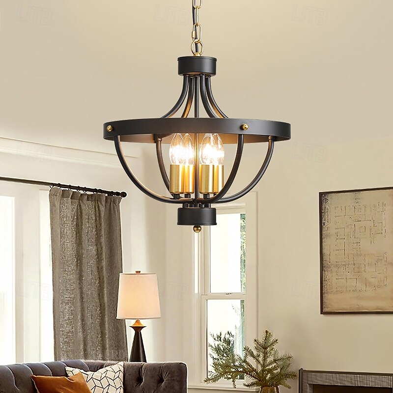 4-Light Dining Room Chandelier Island Suspended Light Fixture 110-240V 41cm 2025 - $399.99 –P3