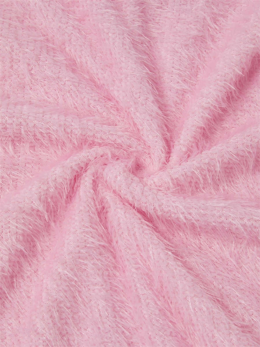 dámská halenka pulovr fuzzy oversized výstřih do V ležérní teplý měkký útulný šik podzim zima pohodlné 2025 - $29.99 –P6