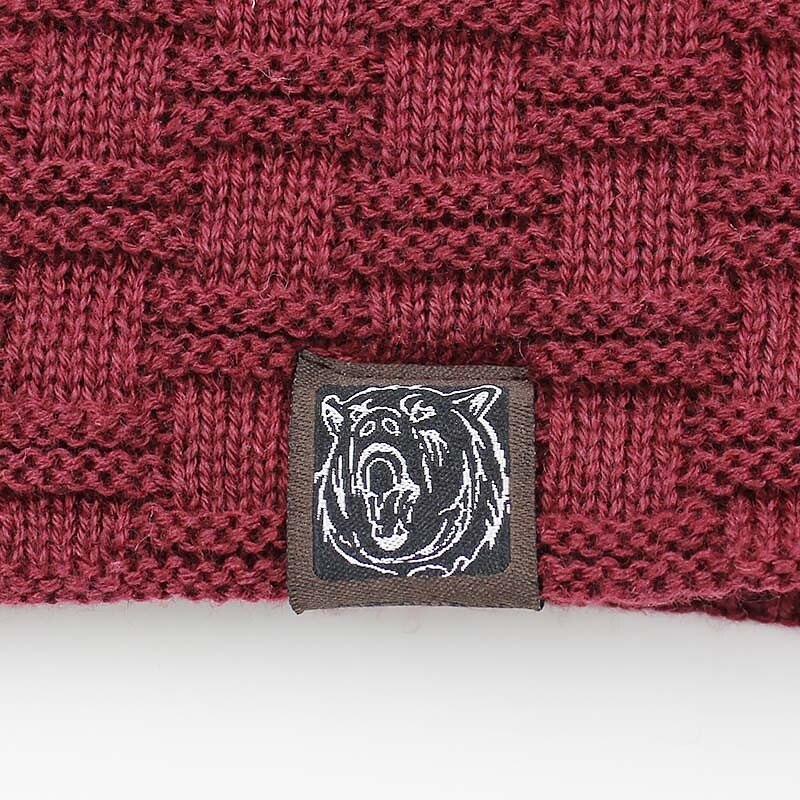 Men's Unisex Beanie Hat Winter Hats Beanies Skull Cap Knit Hat Black Wine Acrylic Fibers Knitted Cozy Daily Wear Going out Solid / Plain Color Warm 2025 - $7.99 –P6