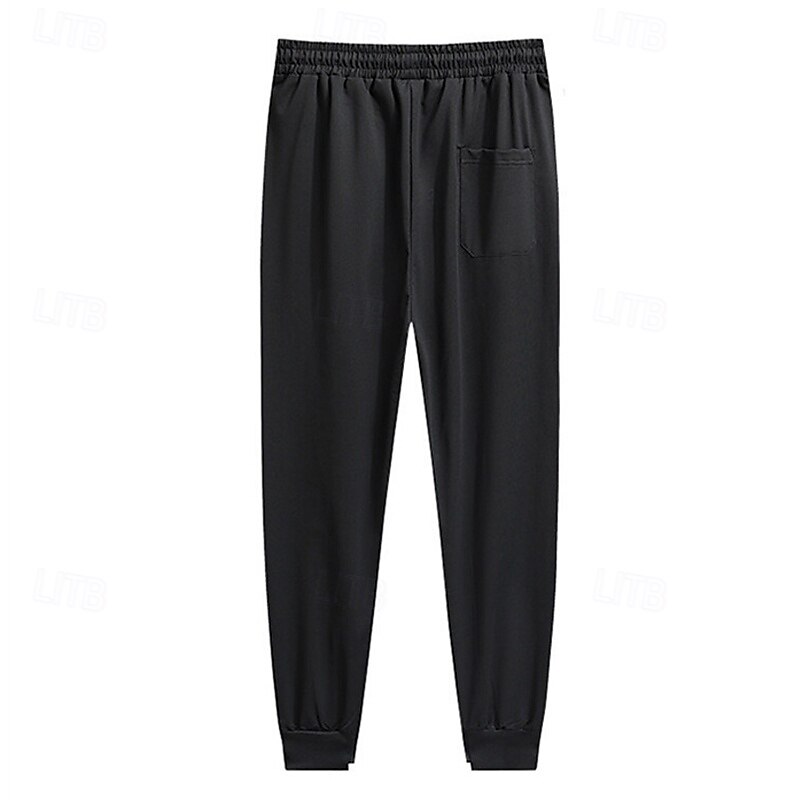 Men's Sherpa Fleece Pants Sweatpants Joggers Trousers Pocket Drawstring Elastic Waist Plain Comfort Warm Sports Outdoor Daily Fashion Casual Black White Micro-elastic 2025 - $20.99 –P10