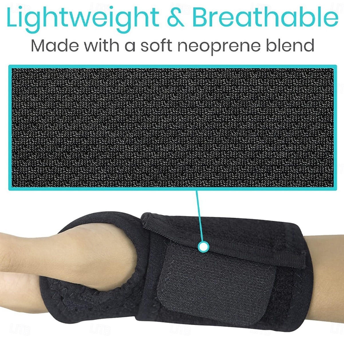 Vive Wrist Wrap Braces (1 Pack) - Tendonitis Support for Carpal Tunnel Arthritis - Sprained Pain Protection Sleeve - Weightlifting Calisthenics Compression Stabilizer for Women, Men - Adjustable 2025 - $12.49 –P4
