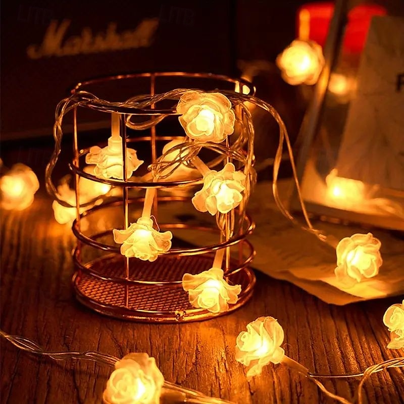 Luzes de corda de fada rosa amor coração em forma de luzes de fada 1.5 10led 3m 20led alimentado por bateria luzes dente-de-leão natal casamento aniversário aniversário dia dos namorados casa quarto de 2025 por $9.49 –P12