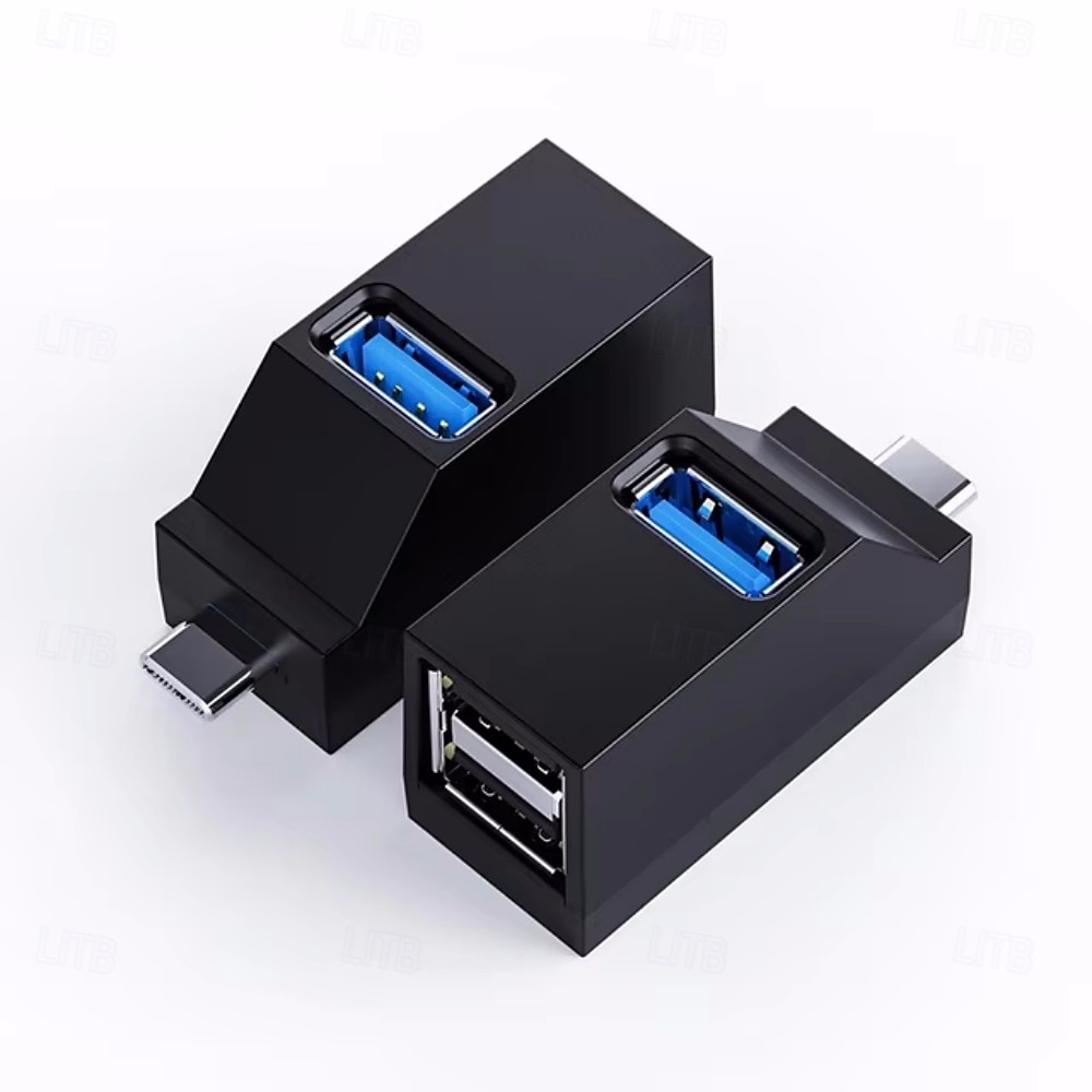 c típusú usb 3.0 hub adapter 3 portos usb bővítő nagy sebességű adatátviteli elosztó dokkoló állomás PC laptophoz u lemezkártya olvasás 2025 - $14.99 –P5