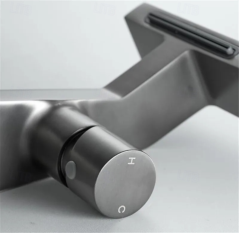 Torneira pia do banheiro - Cascata Galvanizar Conjunto Central Monocomando e Uma AberturaBath Taps de 2025 por $129.99 –P6