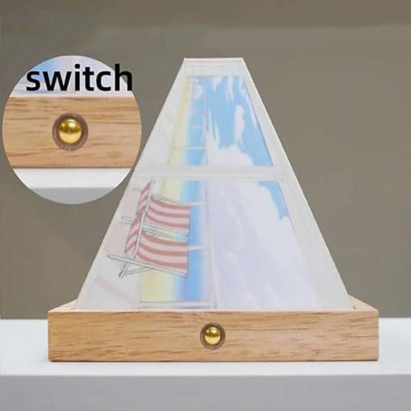 3D Naked Eye Visual Night Light, Three Dimensional Visual Effect LED Lights, Wall Mounted Design Night Light for Wall, Three Color Light Effect Adjustment, Home Decor Christmas Gifts 2025 - $43.99 –P7