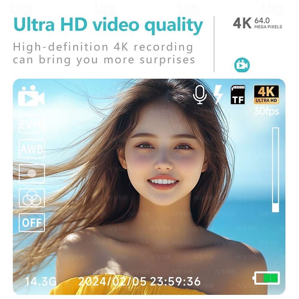 Digital Camera FHD Video Camcorder Point and Shoot Camera Digicam 18X Zoom Portable Vlogging Camera for Travel 2025 - $81.99 –P10