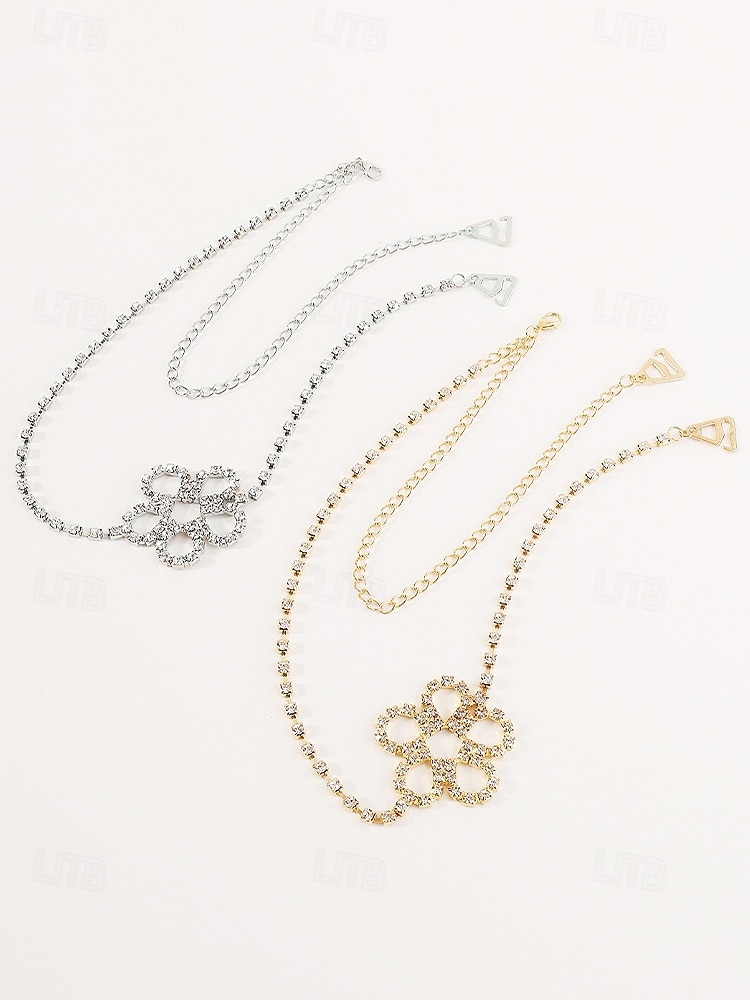 élégant bijou de chaîne d'épaule en strass papillon pour femme - accessoire de chaîne de corps en cristal étincelant, parfait pour les fêtes et les soirées de 2025 ? $11.99 –P11