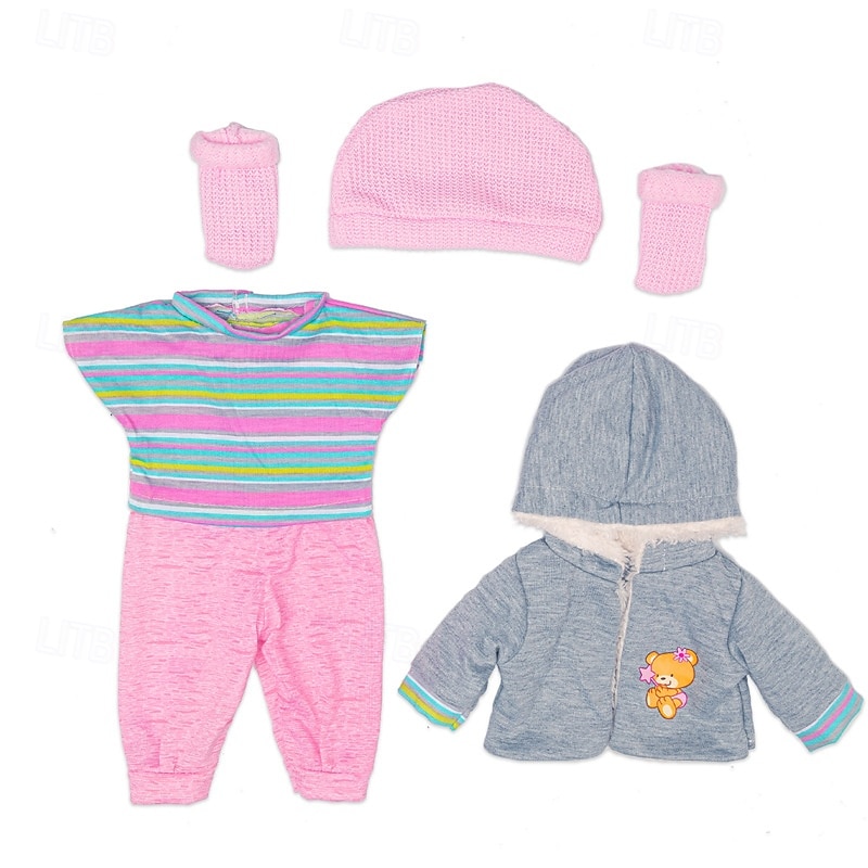 Roupas para Boneca Reborn de Bebê de 17-22 polegadas Menino Boneca Bebê de 17-22 polegadas Pato Amarelo Conjunto de 5pcs Roupas de Boneca Acessórios se adequam a Boneca Bebê Menina de 17-22 polegadas de 2026 por $20.99 –P6