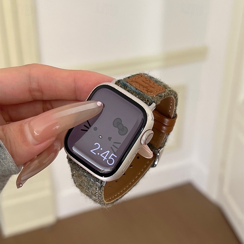 סולו לופ מותאם ל רצועת השעון של Apple Watch 38 מ"מ 40 מ"מ 41 מ"מ 42 מ"מ 44 מ"מ 45 מ"מ 49 מ"מ נשים מתכוונן דמוי עור רצועת שעון חלופית ל iwatch Ultra 2 Series 9 8 7 SE 6 5 4 3 2 1 2025 - $21.99 –P13