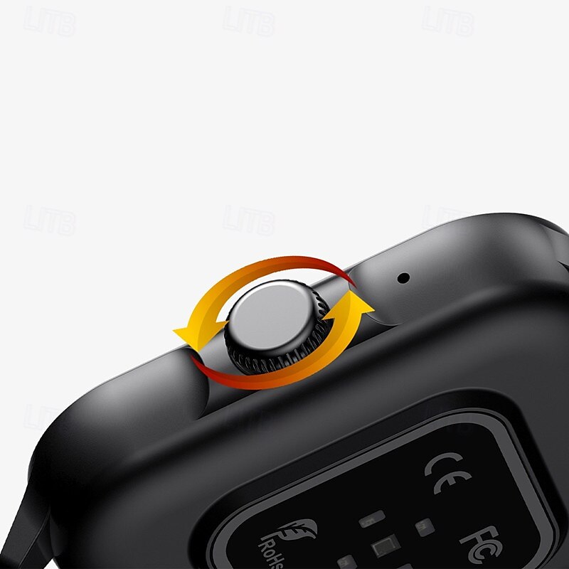 Reloj inteligente ZW36A (DAFIT) con pantalla táctil completa de 1,83" y codificador, resistente al agua, monitorización de la salud deportiva, oxígeno en sangre, presión arterial, frecuencia cardíaca 2025 - $33.99 –P10