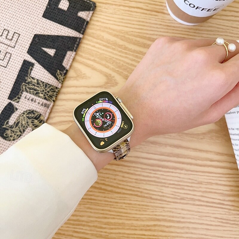 Pulseira Esportiva Compatível com Pulseira Apple Watch 38mm 40mm 41mm 42mm 44mm 45mm 49mm Fecho de Metal Ajustável Tecido pulseira de substituição para iwatch Ultra 2 Series 9 8 7 SE 6 5 4 3 2 1 de 2025 por $17.99 –P3