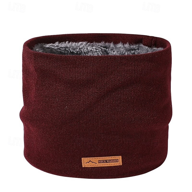 Polaina de cuello Tubo de cuello Bragas Portátil Resistente al Viento Suave Invierno Otoño Hombre Mujer Pesca Actividad 2025 - $10.49 –P8