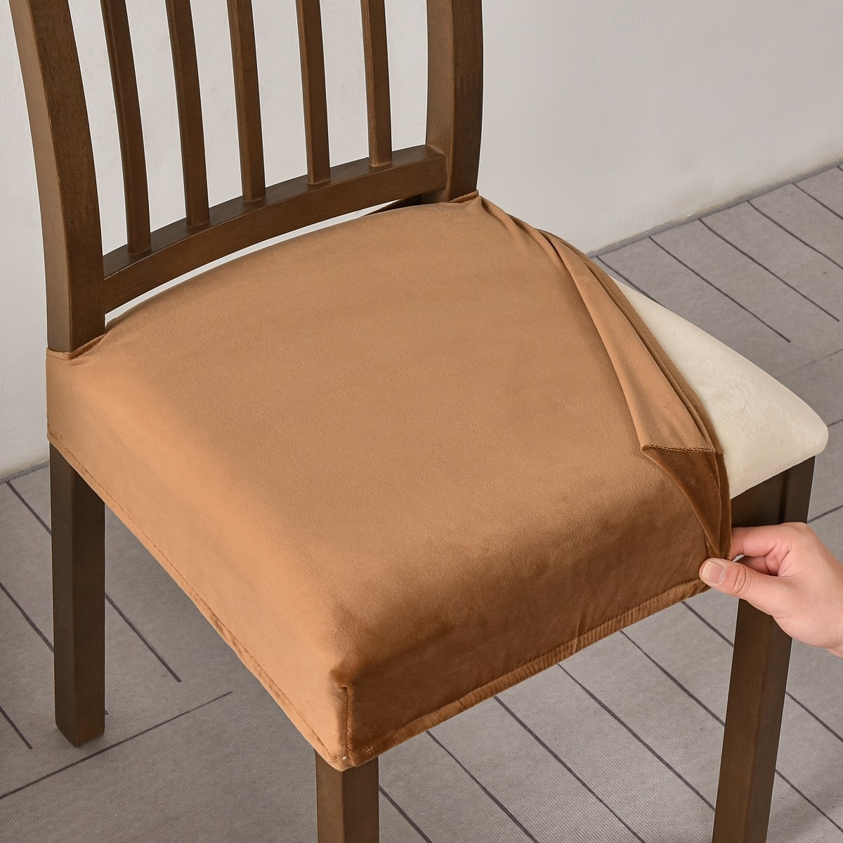 husă scaun huse scaun husă impermeabilă elastică din piele pu pentru scaune huse scaune pentru scaune de sufragerie husă de protecție lavabilă huse scaune pentru scaune 2025 - $12.49 –P20