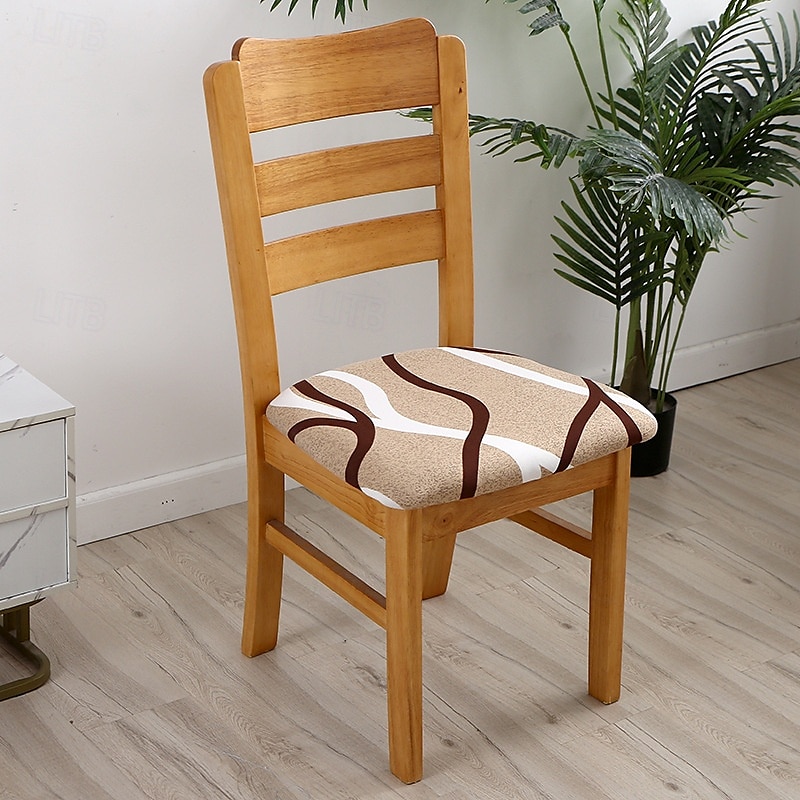 Housse de siège de chaise extensible et durable, idéale pour protéger et rafraîchir les sièges de chaise, ajoute confort et style aux chaises de salle à manger, de bureau ou de salon de 2025 ? $10.99 –P23