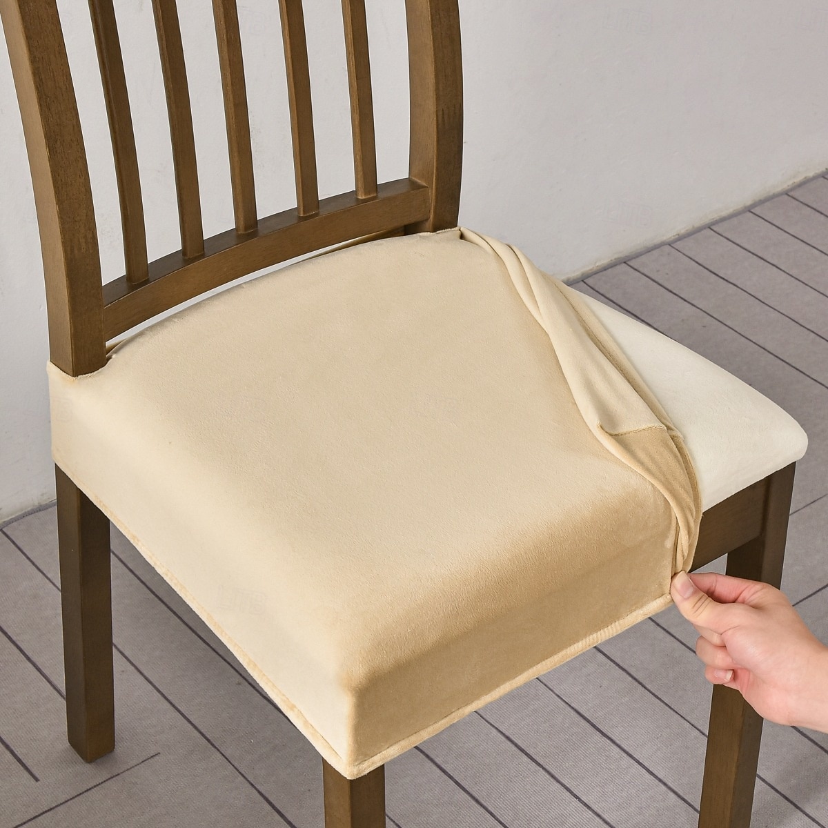 husă scaun huse scaun husă impermeabilă elastică din piele pu pentru scaune huse scaune pentru scaune de sufragerie husă de protecție lavabilă huse scaune pentru scaune 2025 - $12.49 –P16